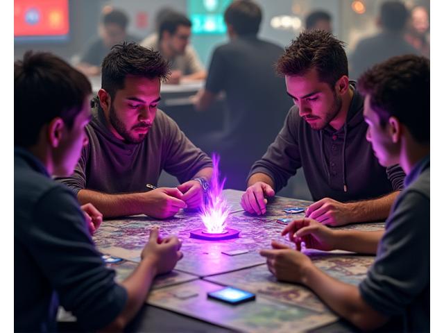 Jugadores divirtiéndose en una mesa de Magic: The Gathering